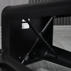 HOMCOM 3 Piece Industrial Dining Table Set, Counter Height Bar Table & Chairs Set With Footrests For Bistro, Pub -Homcom GUEST d759ed13 64f1 4e73 9230 d062b2720454