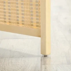 HOMCOM 4-Panel Bamboo Room Divider, 6 Ft Folding Privacy Screen With 2 Display Shelves For Bedroom And Office, Natural -Homcom GUEST d7b3a259 a4bc 4c42 9187 94ed70c0c836