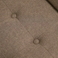 HOMCOM Modern Button Tufted Sitting Bench, Accent Fabric Upholstered Ottoman For Bedroom Or Living Room -Homcom GUEST ddb100c7 26f5 409b a9bb 42c397916659