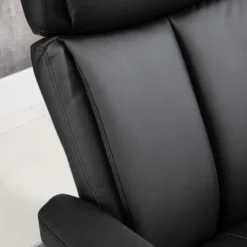 HOMCOM Recliner Chair With Ottoman, 360° Swivel Reclining Chair With Wood Base And Matching Footrest, Black 8 HOMCOM Recliner Chair With Ottoman, 360° Swivel Reclining Chair With Wood Base And Matching Footrest, Black -Homcom GUEST e06a2185 09c1 49d4 b0ca b94e2c115166