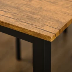 HOMCOM 5 Piece Modern Industrial Dining Table And Chairs Set For Small Space, Kitchen, Dining Room -Homcom GUEST e44a525b 3a6e 41b8 b8bb 7eb773edd54e