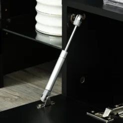 HOMCOM High Gloss TV Stand Cabinet With Remote Controlled LED Lights, Media TV Console Table With Storage Compartment For TVs Up To 65", Black 9 HOMCOM High Gloss TV Stand Cabinet With Remote Controlled LED Lights, Media TV Console Table With Storage Compartment For TVs Up To 65", Black -Homcom GUEST e581da4c 51c3 4620 aed6 abb1f08b4f9c