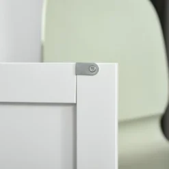 HOMCOM 48" Modern Kitchen Island Cart On Wheels With Storage Drawers, Rolling Utility Cart With Adjustable Shelves, Cabinets And Towel Rack -Homcom GUEST e5e811b8 fe82 4e2e bc34 4579dfb148ef