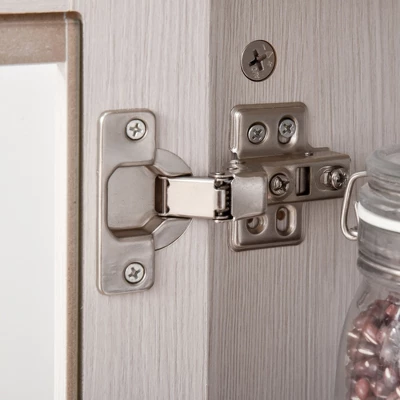 HOMCOM Retro Style Storage Sideboard Buffet With 3 Open Compartments, 2 Framed Glass Door Cabinets And Anti-Topple 5 HOMCOM Retro Style Storage Sideboard Buffet With 3 Open Compartments, 2 Framed Glass Door Cabinets And Anti-Topple - Image 5