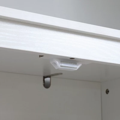 HOMCOM 72" Freestanding 4-Door Kitchen Pantry, Storage Cabinet Organizer With 4-Tiers, And Adjustable Shelves, White 5 HOMCOM 72" Freestanding 4-Door Kitchen Pantry, Storage Cabinet Organizer With 4-Tiers, And Adjustable Shelves, White - Image 5