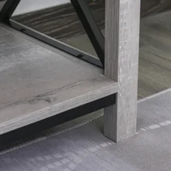 HOMCOM Ample Storage Console TV Stand With 2 Cable Management Hole, Entertainment Center Classic Cabinet For Living Room Bedroom, Fits For 60" TV -Homcom GUEST f17eca31 fd2e 4e70 83d5 213ab3b3cfc2