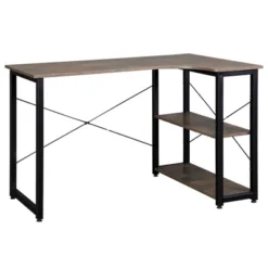 HOMCOM L-Shaped Computer Desk Home Office Corner Desk Study Workstation Table With With Wide Desktop, 2 Side Shelves, Steel Frame 13 HOMCOM L-Shaped Computer Desk Home Office Corner Desk Study Workstation Table With With Wide Desktop, 2 Side Shelves, Steel Frame -Homcom GUEST f6c59609 3a04 42d5 89ea 8546d4252645