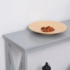 HOMCOM 2-Tier Console Table, Sofa Side Table With Storage Shelf, X Design For Entryway, Living Room, And Hallway 10 HOMCOM 2-Tier Console Table, Sofa Side Table With Storage Shelf, X Design For Entryway, Living Room, And Hallway -Homcom GUEST f9b36b41 f3a5 4294 b995 3c628dcd169e