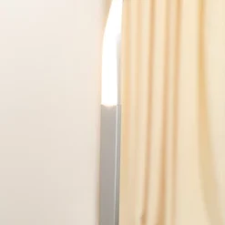 HOMCOM Modern Spiral Floor Lamp, LED Standing Lamp Warm White With Square Base And Foot Switch For Living Room, Bedroom, Silver -Homcom GUEST fa5d8ef1 101f 4996 a5ed fe2da0de2f29 1