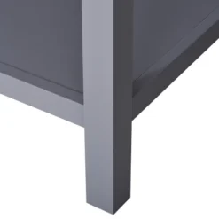 HOMCOM Accent End Table, Sofa Side Table With Storage Drawer And Bottom Shelf For Living Room, Bedroom, Gray -Homcom GUEST fd9a39a7 0ae0 4965 807d 5334ae2c00d6